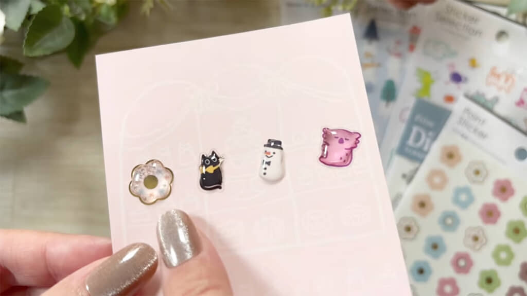 PET素材の透明シールはかなり相性がよさそうです