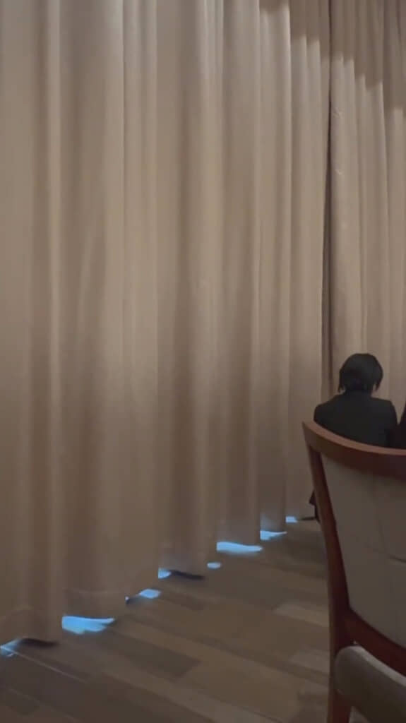 緊張のお披露目