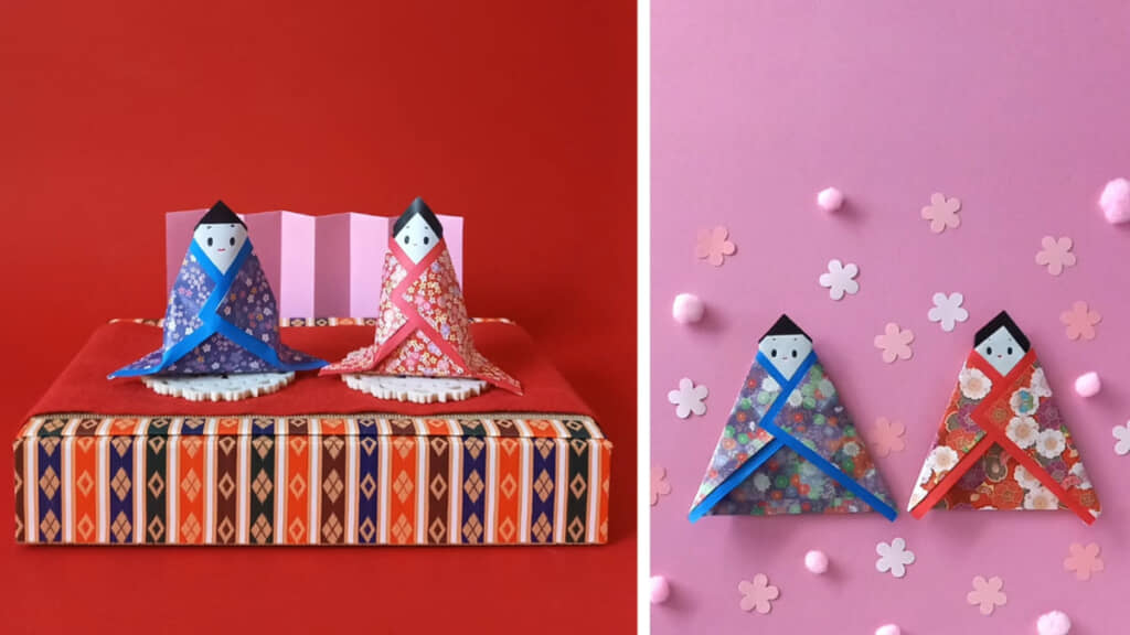 立体的な立たせて飾るタイプ（左）と、壁などに飾れる平面タイプ（右）が完成！