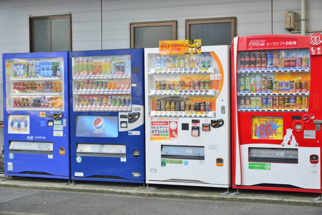 自動販売機の写真