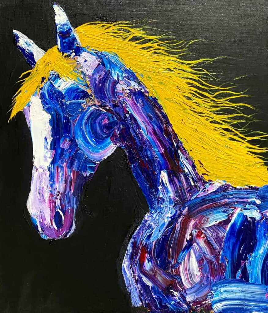 翔哉くんが描いた馬