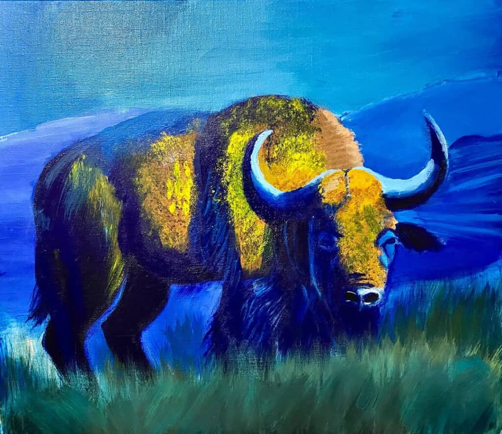 9歳の終わりごろ描いたバッファロー