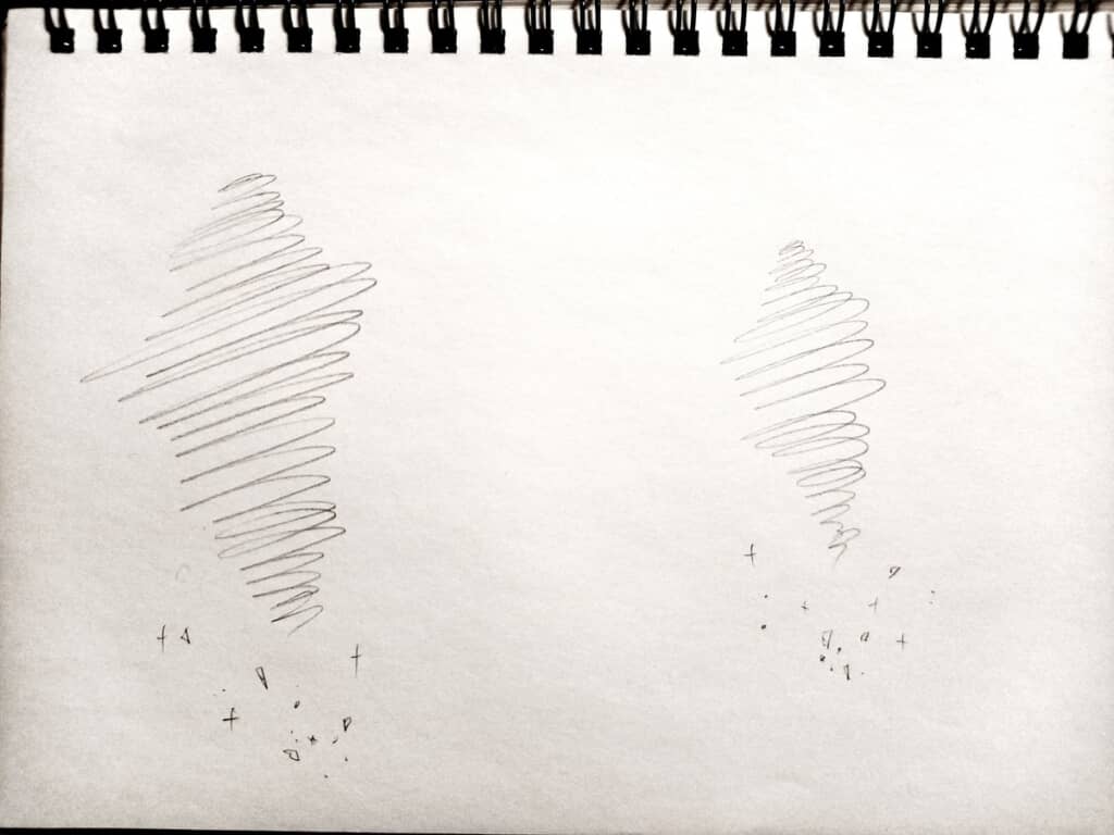 ジャンプしている2人（画像提供：Tomさん／@tom_naoji）