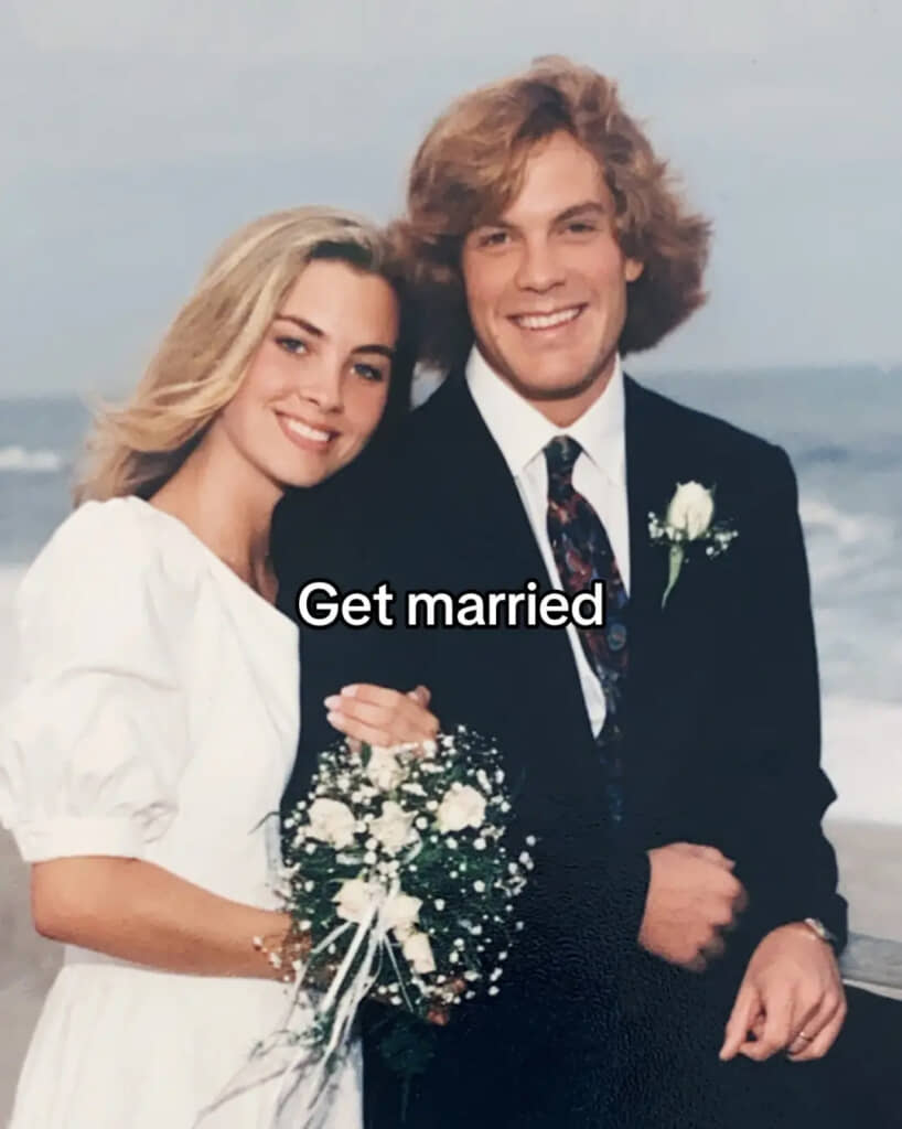 大学卒業後に結婚し……