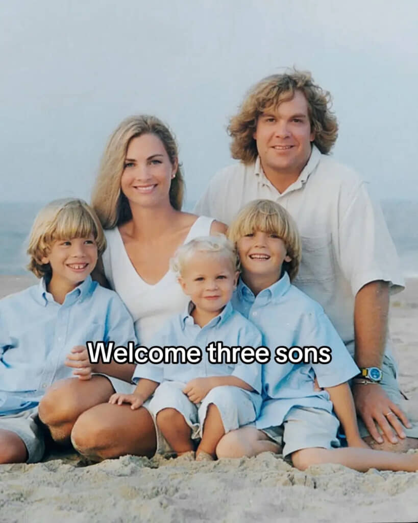 3人の息子たちを育て上げました