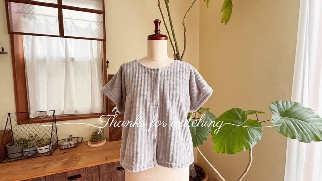 前開きアレンジ版はこんな感じ！