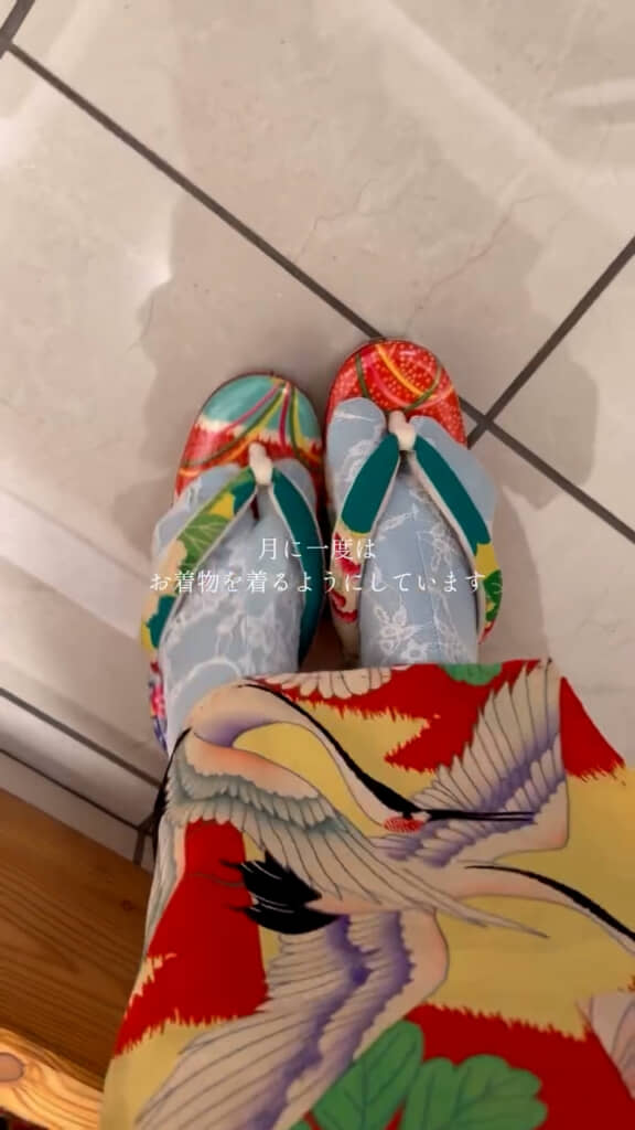 草履も華やか