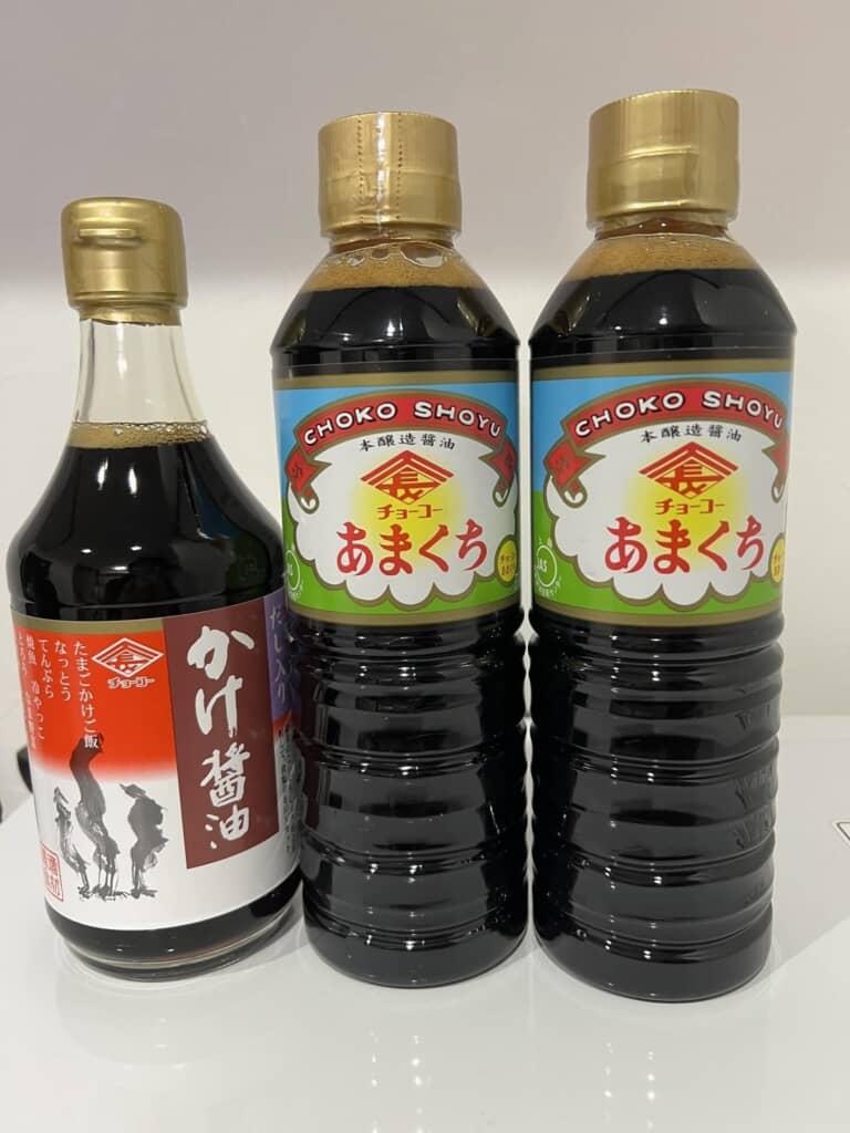 届いた「かけ醤油」と「あまくちしょうゆ」（画像提供：ガキさん／@gaki.3）