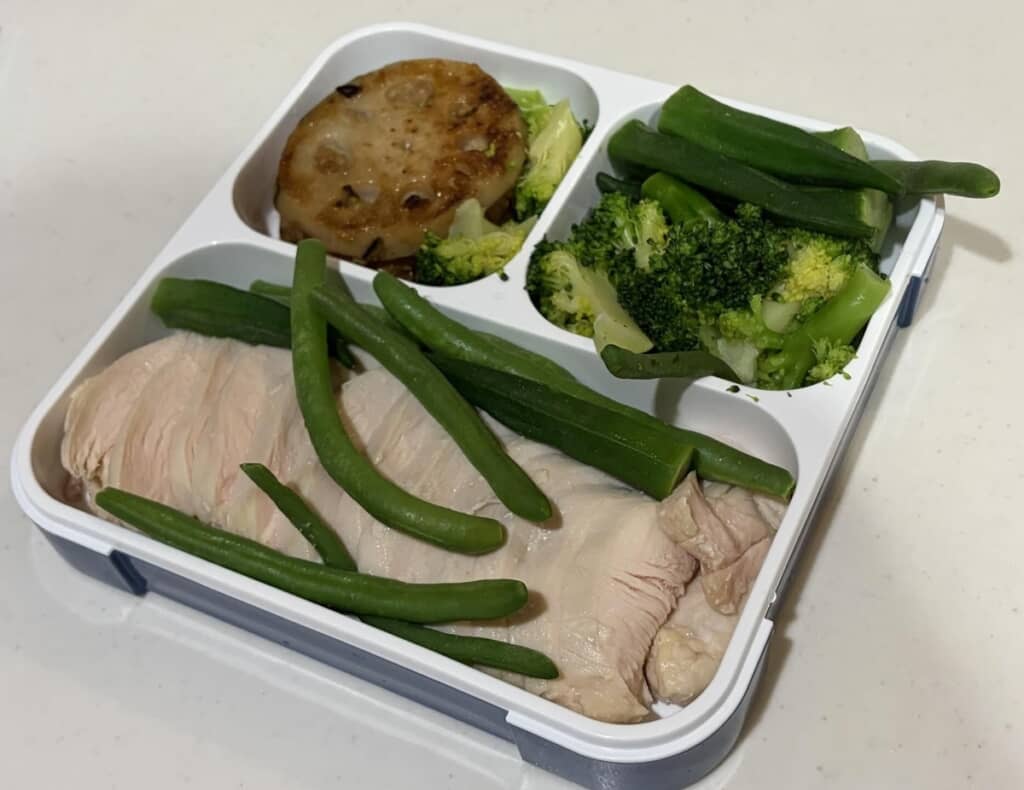 夫が作った夫の弁当