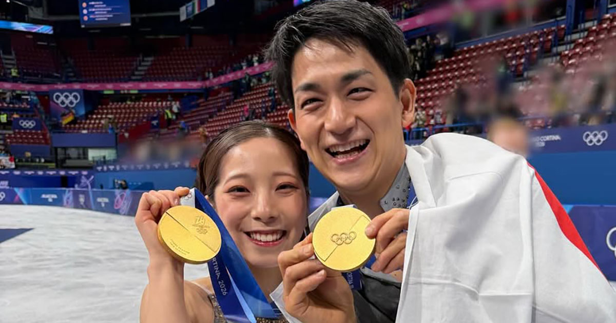 りくりゅう、逆転金の舞台裏　「まるで魂の片割れのような究極の一体感」　AERA表紙（1/3） | スポーツ ねとらぼ