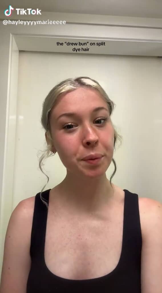 ブロンドヘアのhayleyさん