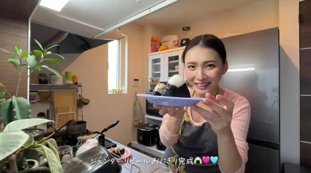 おにぎりが完成しました