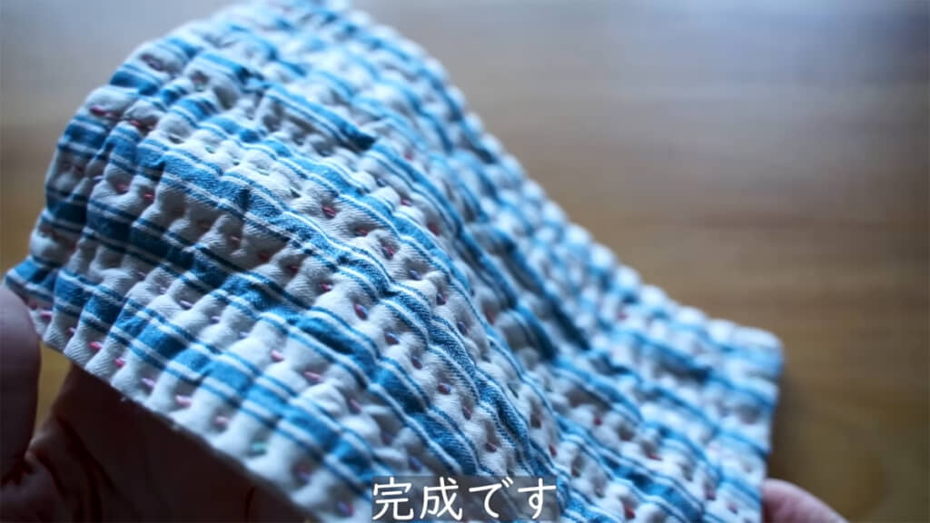 素敵な雑巾が完成しました◎