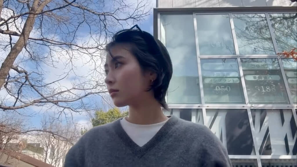 凜とした横顔もすてき