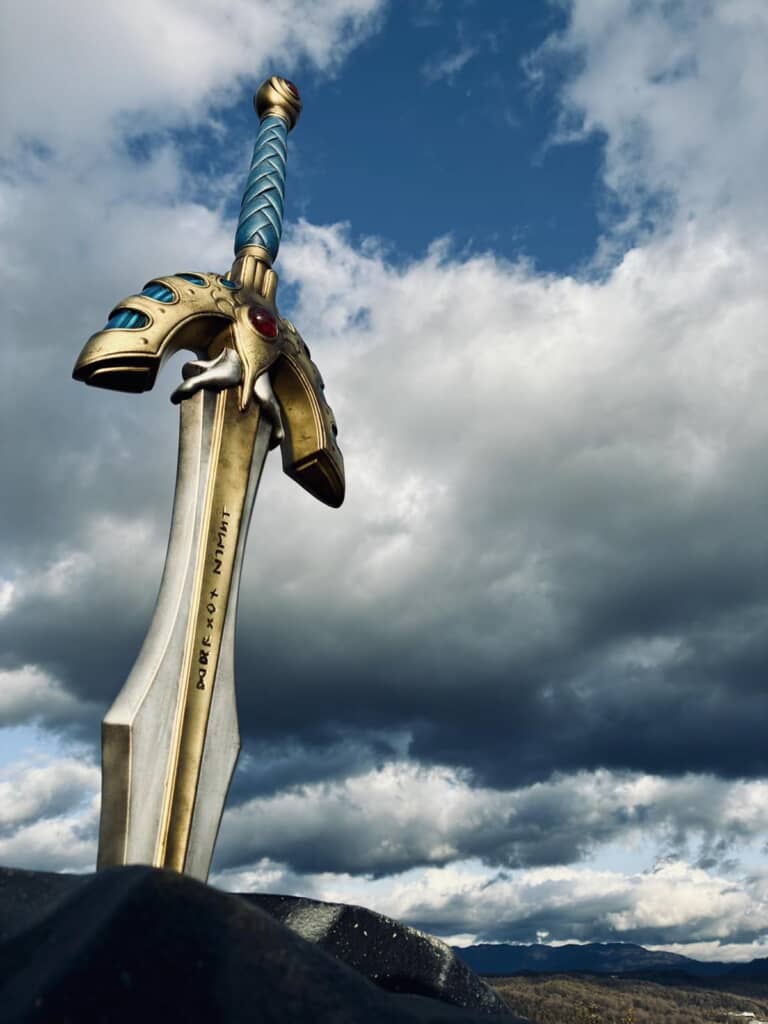 息子さんが撮るとまるでゲームのワンシーンかのよう