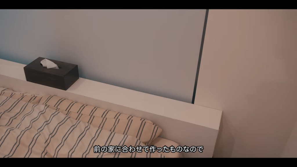 サイズが合っていないヘッドボード