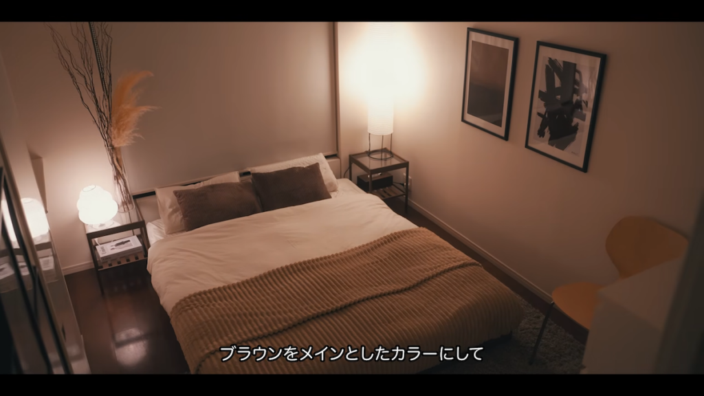 模様替え後の寝室