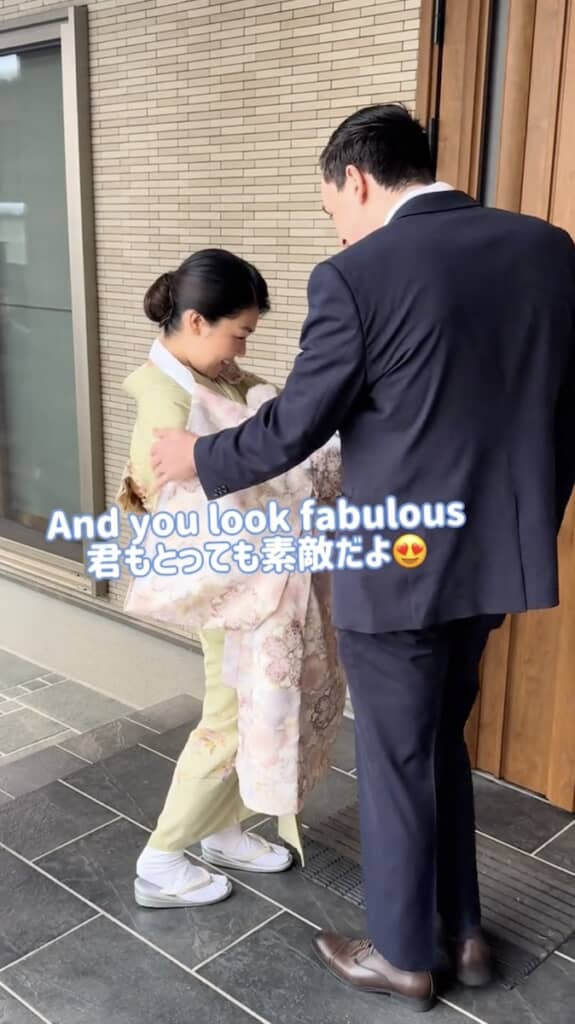 妻を褒めるのも忘れません