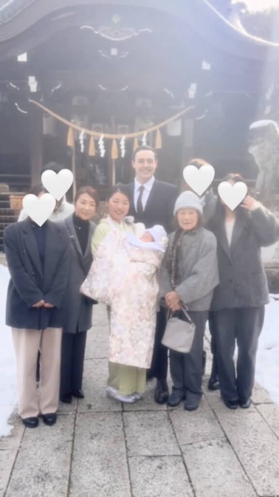 家族みんなで記念撮影