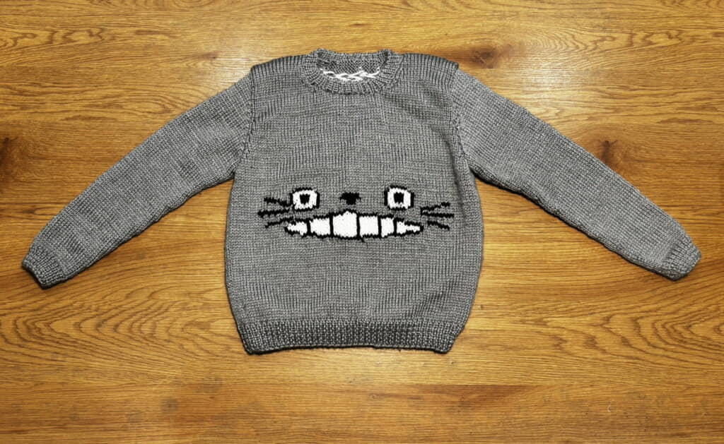 大きなトトロがおなかに！