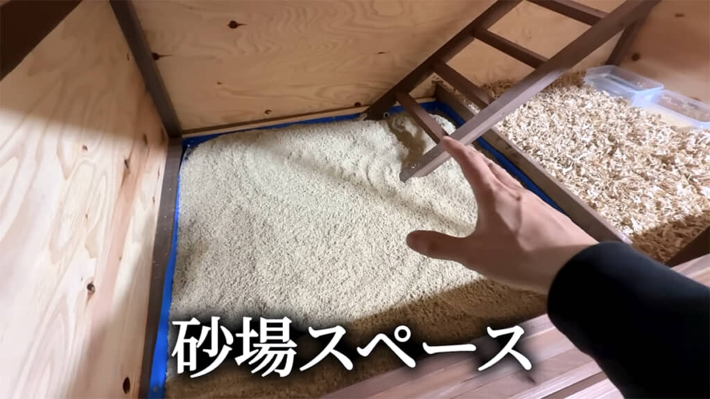 こだわりの砂場スペースです