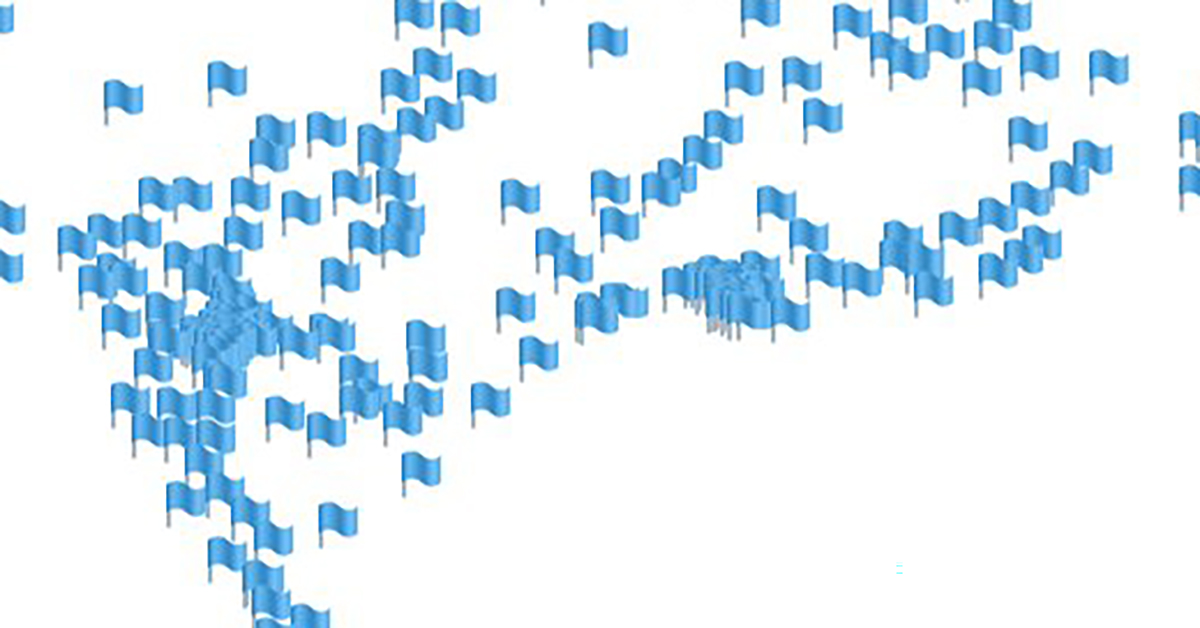 北海道の郵便局→地図上で可視化したら……「まじか」「すごいな」　“驚きの結果”が130万表示　「こう見ると、すさまじい」（1/2） | 北海道 ねとらぼ