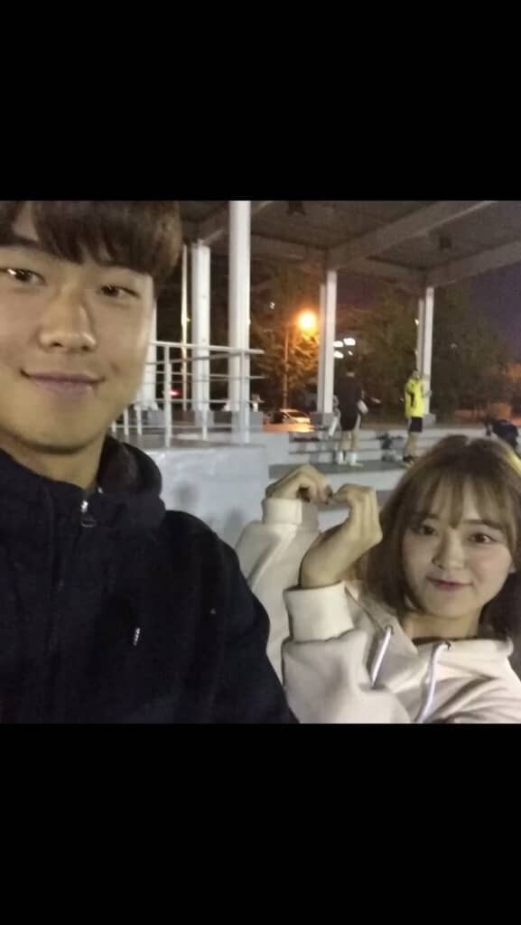 9年前の2ショット