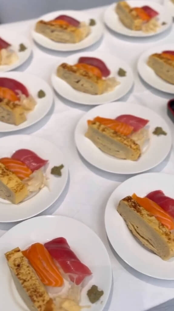 フランクフルトで大人気だという日本料理店「いろは」のお寿司