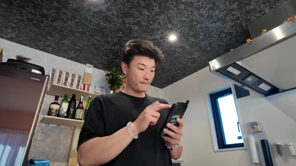 スマホでレシピを調べる