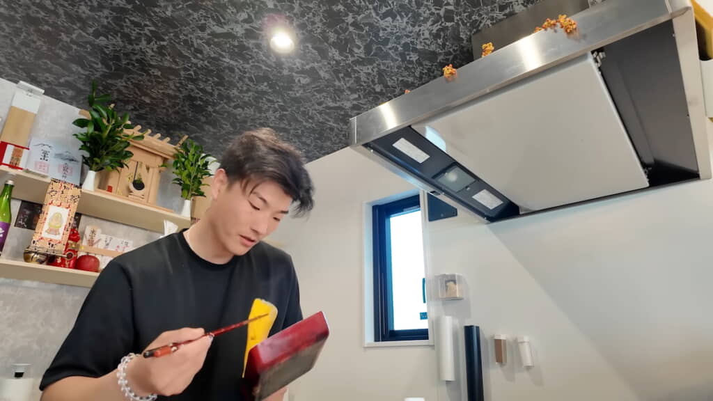 いい感じの色に仕上がった卵焼き