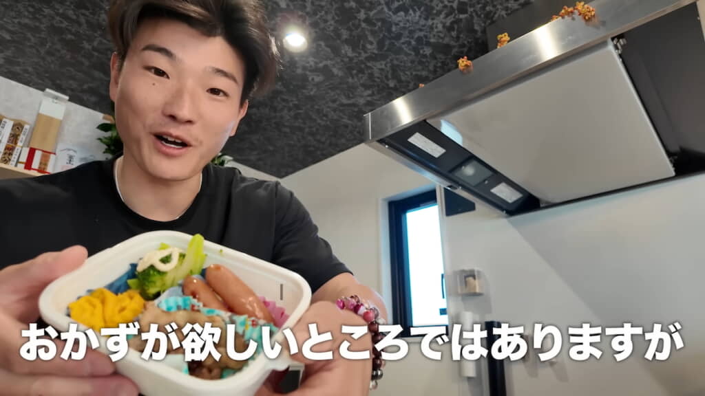 弁当箱のスペースが少し余っているけれど今回はこれでよしとする