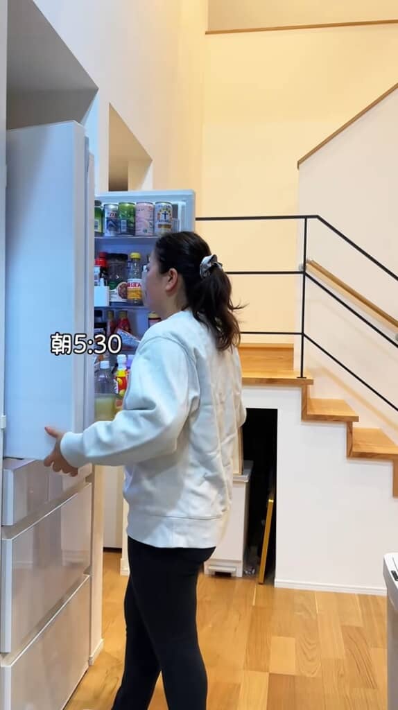 5時半に朝食作り開始