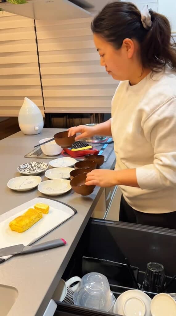 サッと準備して……