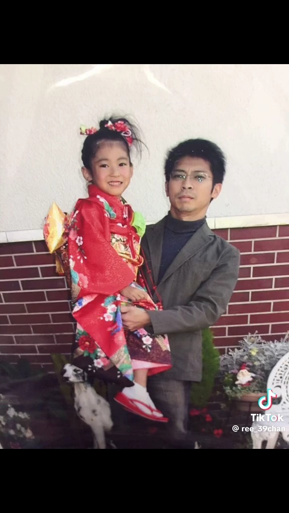 13年前の莉乃さんとお父さん