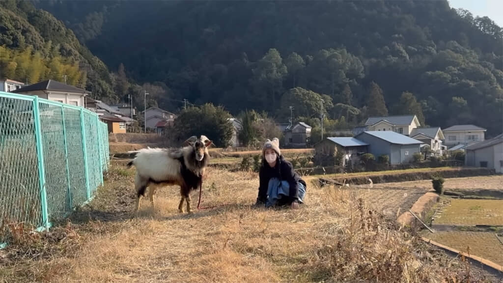 カメラ目線なくまさんとジョンくん