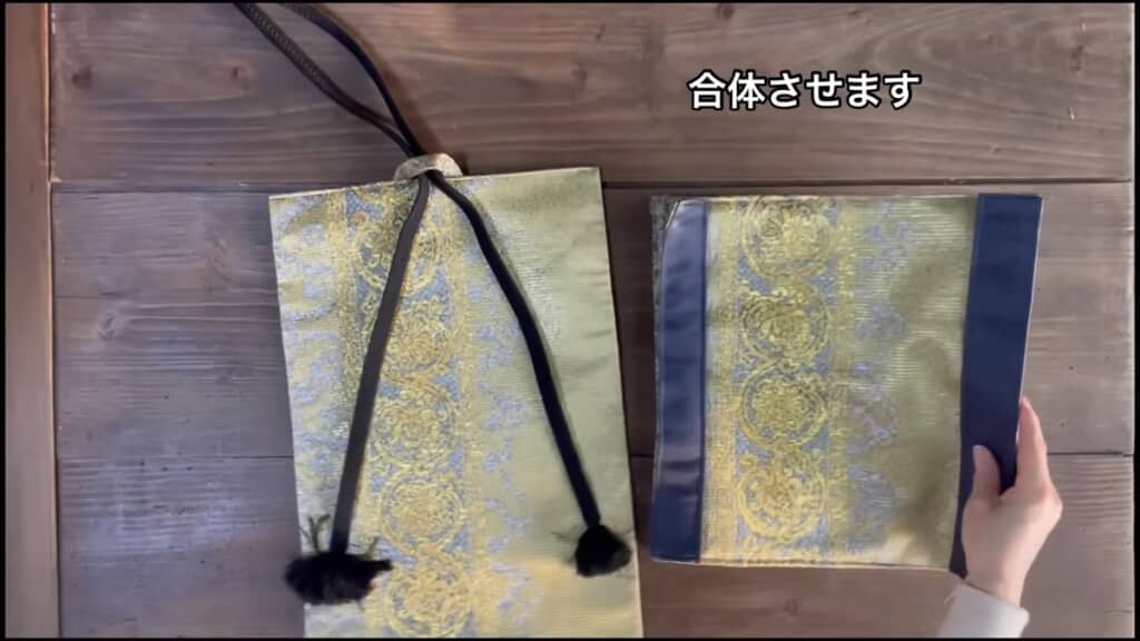 着物の帯をリメイクしてリュックを作る方法