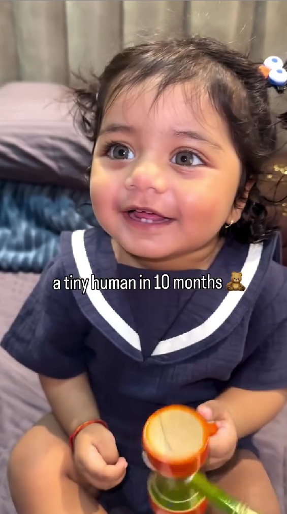 目がキラキラしている！