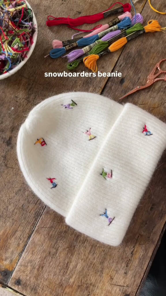 【アフター】スノーボーダーがたくさん！（引用：Chollat-BotevilleさんのInstagramアカウントより）