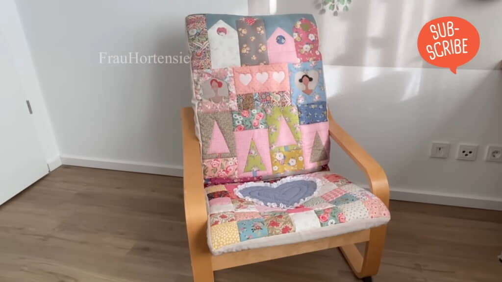 かわいいアームチェアが完成！