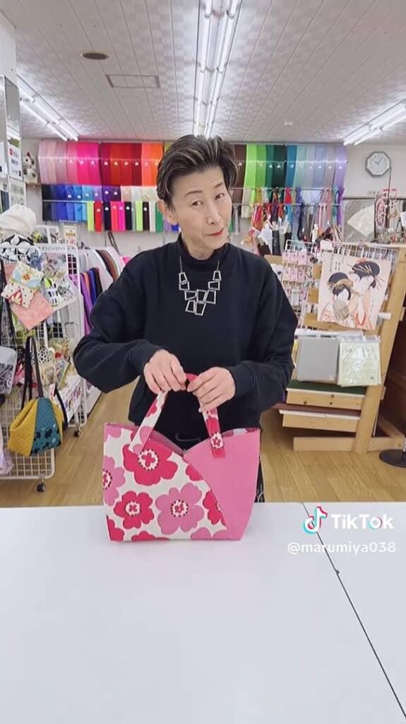 かわいいバッグが完成！