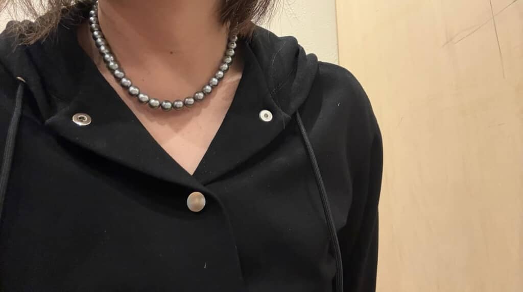 大粒のパールが美しい！