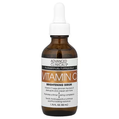 Advanced Clinicals, Vitamin C Brightening Serum（ビタミンC ブライトニングセラム）、52ml（1.75液量オンス）