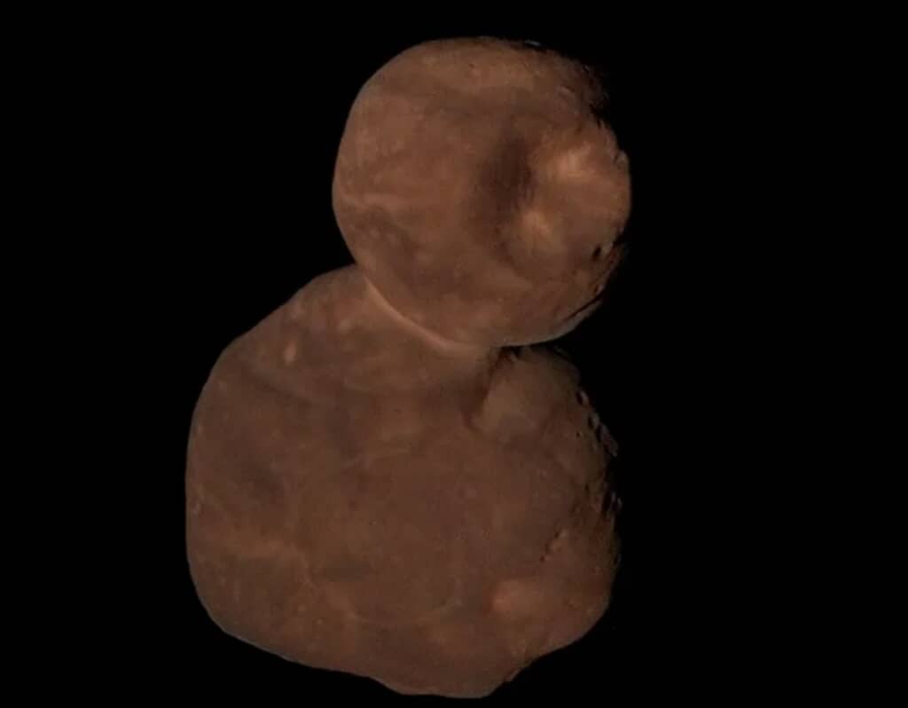 宇宙の雪だるま、天体アロコス