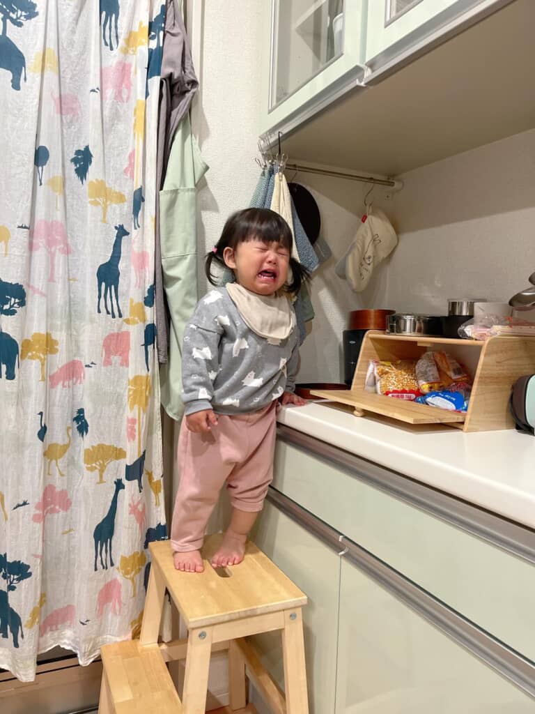 晩ご飯前にパン食べないよ！と言われた娘さん