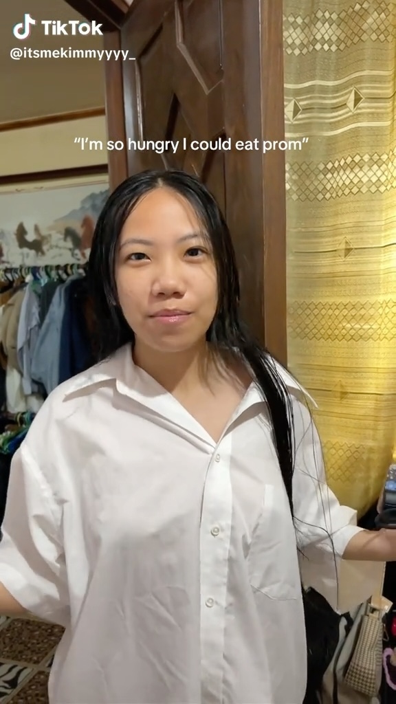 ドレスアップ前のkimさん