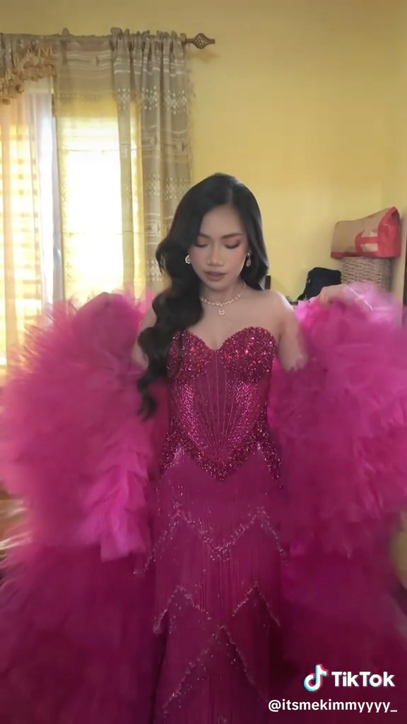 ドレスアップ後のkimさん