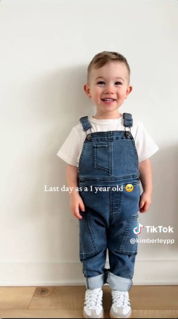 翌日2歳になる息子さん。こんなに成長したの!?