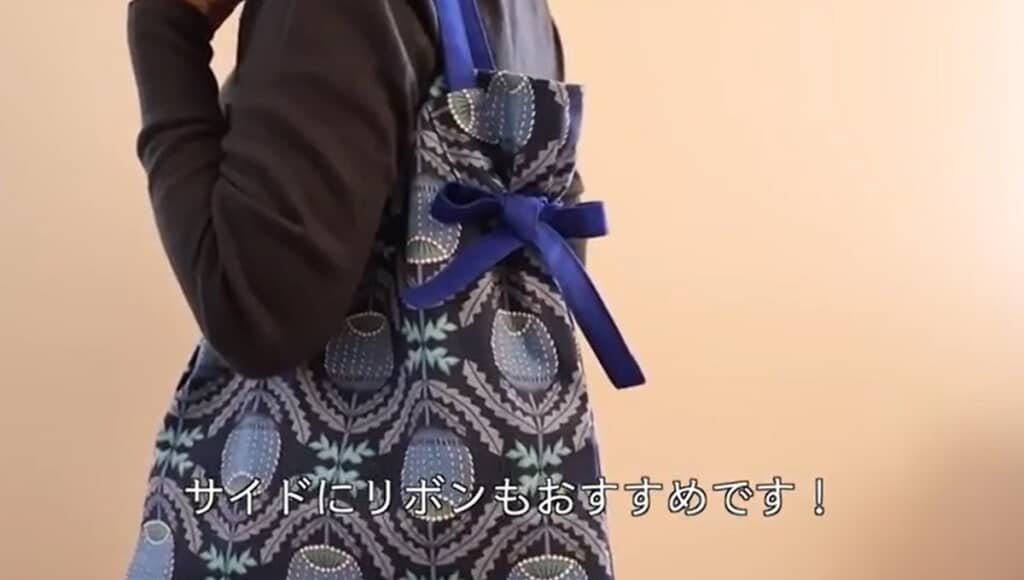 サイドでリボン結びにしてもかわいい