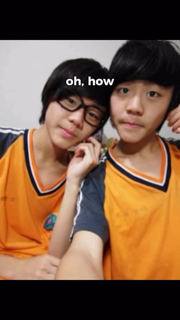 髪型を変えるときは、2人ともお揃いにしていたようでした