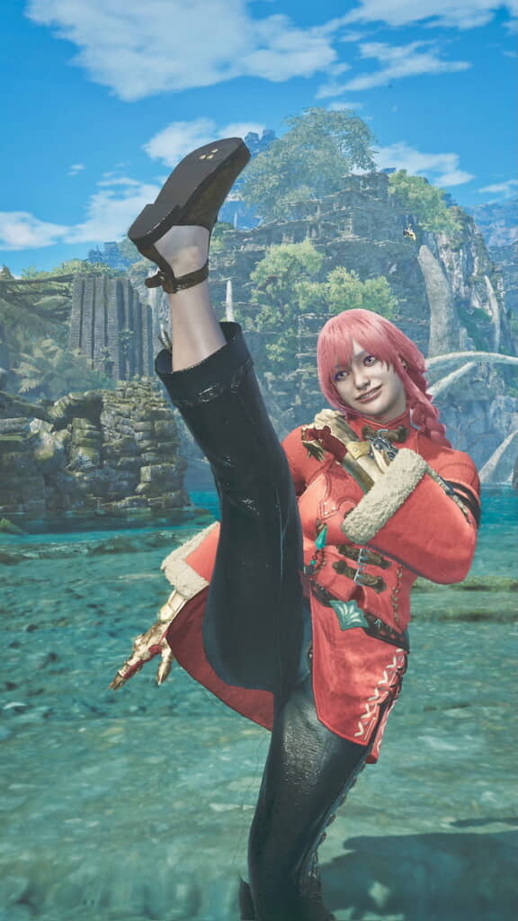 ハイキックをキメるらんま